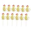 Warmhm Mother's Day Cake Decoration 12pcs Glitter Cake Toers for Delightful Celebrations view 1