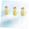 Warmhm Mother's Day Cake Decoration 12pcs Glitter Cake Toers for Delightful Celebrations view 2