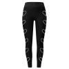 WILLBEST Leggings for Women UK Soft High Waisted Tummy Control Leggings Sports Workout Runnning Yoga Pants Hip Lifting Knee Length Seamless Comfortable Tights view 4
