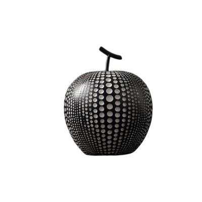Zerodeko Resin Apple Ornaments for Mantelpiece Black Home Decor Modern Decoration