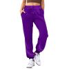 Navy Blue Work Trousers Women Waterproof Leggings Women Women's Bodysuits Sweatspants Elasticated Waist Jeans for UK Boho Trousers Dungarees for UK Running Yoga Workout Sport view 3