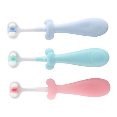 Angoily 3pcs Boy Girl Toothbrush for Years Boys and Girls Soft Bristles Brush Manual Cleaning
