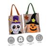 ABOOFAN 2pcs Skull Pumpkin Halloween Candy Bags Tote Candy Bag for Party Favor Storage view 2