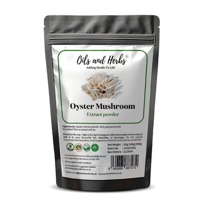 High Strength Oyster Extract Powder 30% polysaccharide - No Fillers and Binders