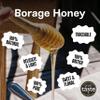 Black Bee Honey - Starflower Pure Honey, British Borage Light Sweet Subtly Floral, Unprocessed, Single Source from Hive to Jar, Never Blended - Delicious on Toast or Soothing in Drinks, 1Kg Tub view 2