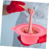 Angoily Silicone Wax Warmer Liner 400ml Pink Replacement Bowl for Hair Removal and Beauty Even Heating Wax Melting Pot view 3
