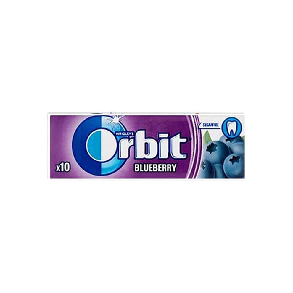 10 Packs of Original WRIGLEY'S Orbit/Extra Chewing Gum Packs Fresh Stock (Orbit - Blueberry, 10 Pack) Helps keep Teeth Clean And Mouth Fresh