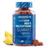 Mens Multivitamin Gummies - 24 Essential Multi Vitamins for Men - 1 Month Supply Mens Vitamins - Immune Support, Metabolism, Bone & Muscle Health - Multivitamin Gummies for Men  60 Count - Novomins view 1