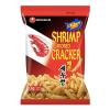 Nongshim Korean Shrimp Flavored Cracker Crispy Snacks 75g - Hot Flavour (Pack of 3) view 2