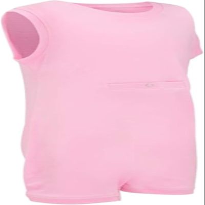 SpecialKids.Company Kids Adaptive Sleeveless Bodysuit, Tube Access, Poppers