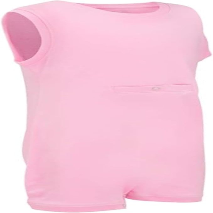 SpecialKids.Company Kids Adaptive Sleeveless Bodysuit, Tube Access, Poppers