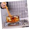 ABOOFAN Set of 2 Glass Saucepans Heat-Resistant Glass Cooking Pot Lid for Noodles Soup Large Capacity Instant Noodle Bowl for Kitchen view 4