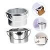 Angoily 2 Pcs Wax Warmer Metal Pan Replacement Inner Pots for Hair Removal Wax Melting Machine, Aluminum Material with Handle Design, Easy Demoulding, Simple Structure, Suitable for Salon view 3