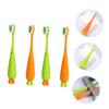Ipetboom 4pcs Cartoon Soft Bristle Boy Girl Toothbrush Travel Boys and Girls Manual Toothbrush Home view 3