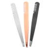 Amosfun 3pcs Stainless Steel Tweezer Comb Eyebrow Clamps Beauty Women Makeup Supplies view 1