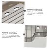 Zerodeko 4pcs Bathroom Wall Hanging Soap Dish Draining Rack Wall Mount Soap Holder Storage Box Lightweight Modern Design view 2