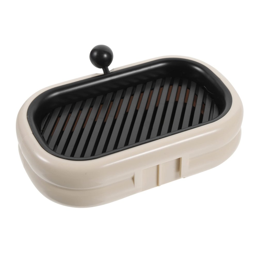 Zerodeko Soap Box Wall Mounted Soap Dish Holder Case Drying Tray for Bathroom Shower Portable Drainage