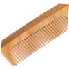 Angoily Green Teak Folding Beard Comb Leather Case Wooden Comb for Men's Beard Styling Travel-friendly Hair view 4