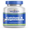 Calcium & Magnesium (360 Tablets) from Woods Supplements | Each tablet provides: 87.5mg Calcium 87.5mg Magnesium | Supports normal muscle function and healthy bones | Suitable for Vegetarians & Vegans view 1