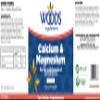 Calcium & Magnesium (90 Tablets) from Woods Supplements Supports Muscles Healthy Bones. Suitable for Vegetarians & Vegans view 2