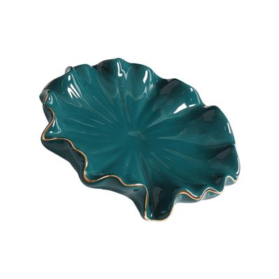 OUNONA Draining Ceramic Soap Box No Punching Chic Soap Tray for Bathroom Kitchen Elegant Design Safe Material