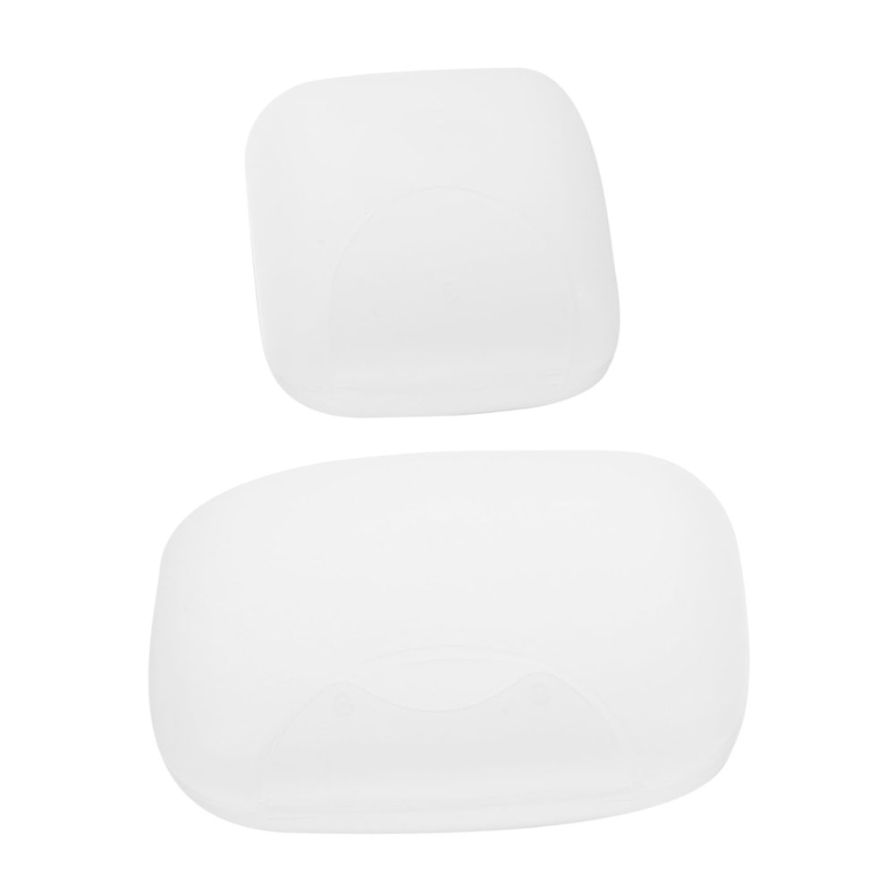 Zerodeko Mini Travel Soap Case Lid Sealed Soap Holder for Home Outdoor Business Travel