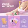 AZAM Hard Wax Beads for Hair Removal - Full Body 4X100G Painless Beans With 20 Applicators and 10 Nose Sticks - Professional for Eyebrow, Bikini view 3