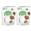 Innofoods 2 x 500g Organic Dark Chocolate Coconut Clusters With Welari Thank You Card Pumpkin Flax Seeds Quinoa Almond Puffs Snack (1000g) (2pack) view 1