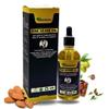 Sainbiotics Organic Beard Growth oil for Men - 100ml Unscented Natural Beard Oil with jojoba oil, Geranium Oil, Olive oil, Vitamin E & Sweet Almond Oil Blend for Smooth, Healthy Beard Growth Serum view 1