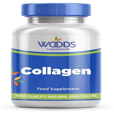 Collagen 300mg (360 Tablets) from Woods Supplements | hydrolysed Collagen | Allows Effective utilisation by The Body