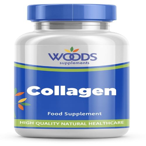 Collagen 300mg (360 Tablets) from Woods Supplements | hydrolysed Collagen | Allows Effective utilisation by The Body