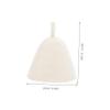 FUNOMOCYA 2pcs Thickened White Felt Sauna Hat Sauna Head Protection Cover Comfy Dry Steam Room Cap for Bathroom Spa and Bathing view 2