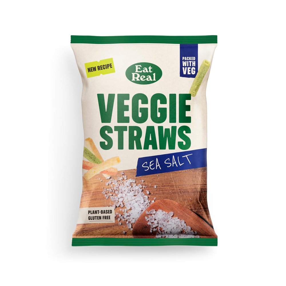 Eat Real Kale Tomato and Spinach Veggie Straws 110g