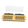 PRETYZOOM Wall Mounted Soap Storage Rack Blue Yellow for Bathroom Shower Soap Containers Dry and Clean view 1