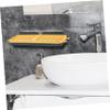 PRETYZOOM Wall Mounted Soap Storage Rack Blue Yellow for Bathroom Shower Soap Containers Dry and Clean view 2