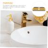 PRETYZOOM Wall Mounted Soap Storage Rack Blue Yellow for Bathroom Shower Soap Containers Dry and Clean view 3