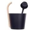 Eastuy Sauna Bucket - 7L Indoor Sauna Bath Water Container Aluminum Barrel | Dry Sauna Must-have Bucket For Home Bathroom, Spa Center, Hotel view 1