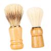 DOITOOL Shaving Brush Set for Men 2pcs Wooden Handle Beard Brush Premium Nylon Bristles Suitable for Home and Hair Salon Use view 1
