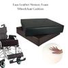 FOAMHAVEN Wheelchair Cushion Memory Foam Seat Pad Faux Leather Extra Tailbone Support Pressure Sore Relief for Office Chairs, Car Seat, Mobility Scooters Zipped Cover (Black, 18" x 18" x 2") view 2