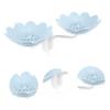 Zerodeko 2pcs Wall Mounted Soap Dish Double-layer Drainage Lotus Shape Soap Holders for Bathroom Kitchen view 3
