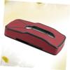 Zerodeko Creative Car Tissue Box Holder Cover Case Rectangular Leather Car Tray for Instrument Panel Armrest Box Home Office view 4