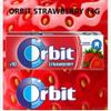 6 Packs Wrigley's Orbit Strawberry Sugar Free Chewing Gum Helps keep Teeth Clean And Mouth Fresh view 4