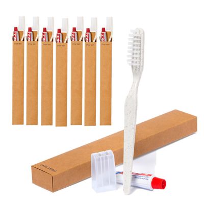 50 Disposable Toothpaste Brushes, Individually Packaged For Hotel Bathroom Equipment, Travel Camp Wash