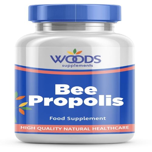 Bee Propolis (360 Capsules) from Woods Supplements | Providing flavonoids, Amino acids, Vitamins & Minerals | 5:1 Concentrate Providing 1000mg Bee Propolis | Suitable for Vegetarians