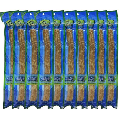 BML 10 x Miswak Natural Thick Toothbrush Chewing Stick Vacuum Packed Herbal Datun Ancient Ramedy Dental Care for Healthy Teeth & Gums and Fresh Breath