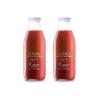 Tomato puree Rustica Salumi Pasini | Tomatoes grown, dried and processed in Puglia | 99% tomato 1% basil | Pack of 2 bottles of 500ml view 1