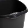 9L Litre Capacity, 32cm Square Washing Up Bowl Midnight Greyish High Grade Plastic Multiuse Washtub Sturdy Easy to Clean Kitchen Sink, Basin Mixing Bowl Organiser Household 32 X 32 X 15cm (Single) view 3
