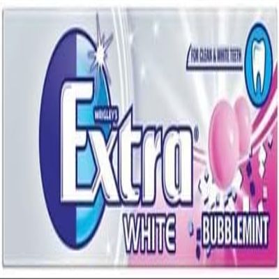 15 Pieces Wrigley's Extra Bubblemint Chewing Gum Sugar Free Helps keep Teeth Clean And Mouth Fresh