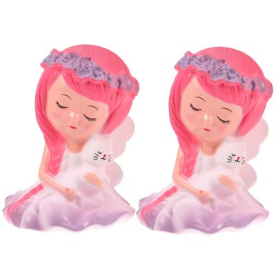 CAXUSD Wreath Sculpture for Birthday Cake Decor Girl Cake Ornament Wreath Statue Accessory