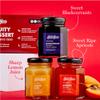 Josh & Jim's - Premium Dessert Preserve Selection, Lemon, Apricot, Blackcurrant, Rich Fruit Content, 3x114g view 4